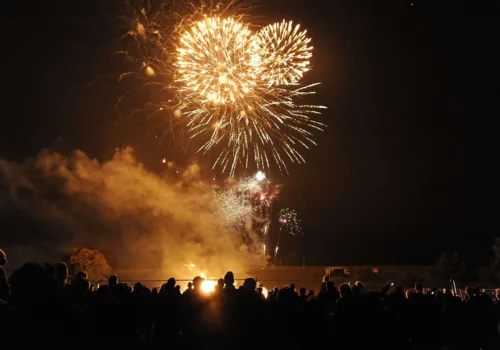 Fireworks at Christchurch park, Ipswich