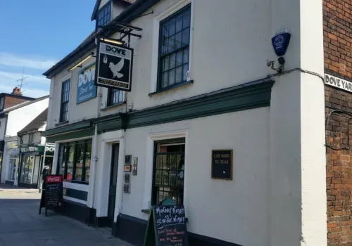 External view of The Dove Street Inn, Ipswich
