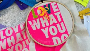 Design print and embroidery workshop