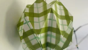 Painted and Folded Lampshade making