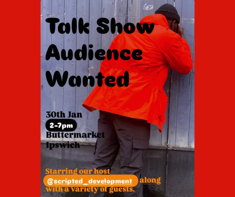 Talk show filming – Audience wanted - Ipswich.love