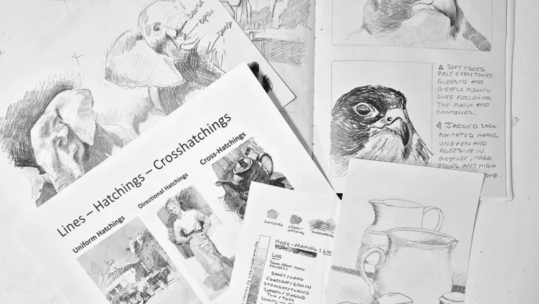 Drawing Skills (line and hatching) with Steve Joyce - Ipswich.love