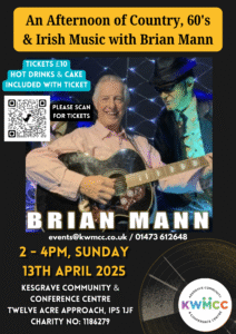 An Afternoon of Country, 60’s and Irish Music with Brian Mann