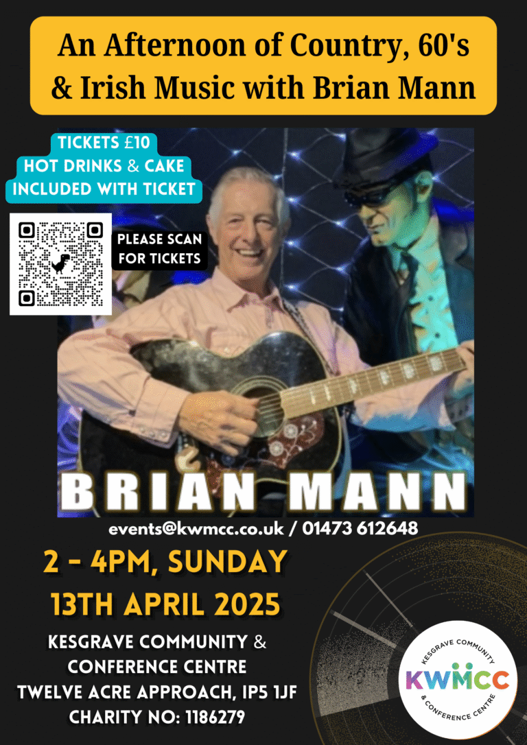 An Afternoon of Country, 60’s and Irish Music with Brian Mann - Ipswich.love