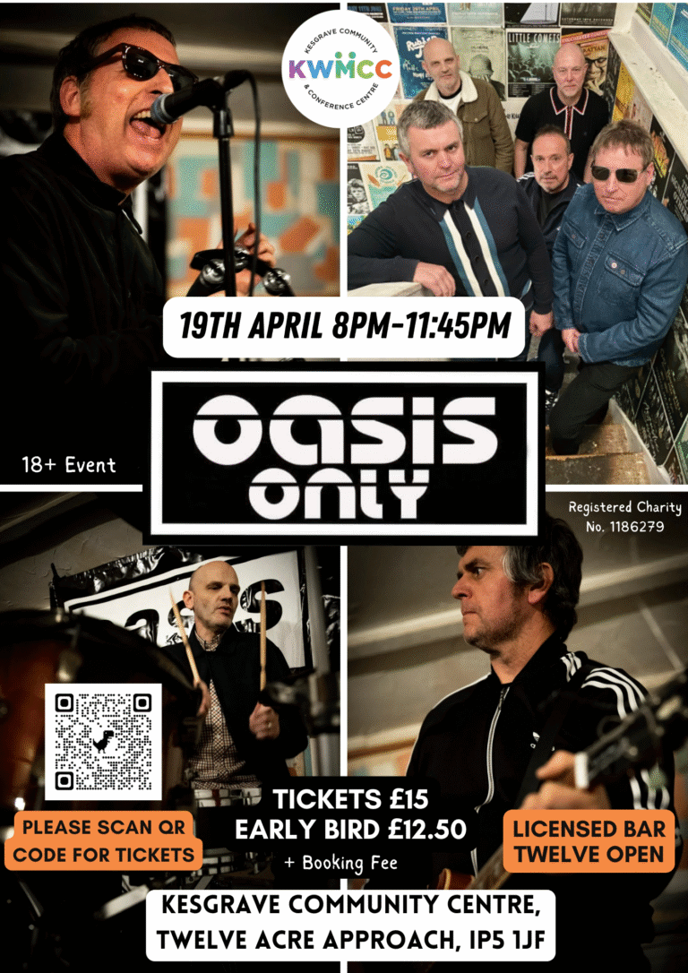 Oasis Only Live Music Tribute Night - Ipswich.love