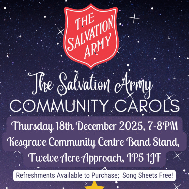 The Salvation Army Community Carols 2025 - Ipswich.love