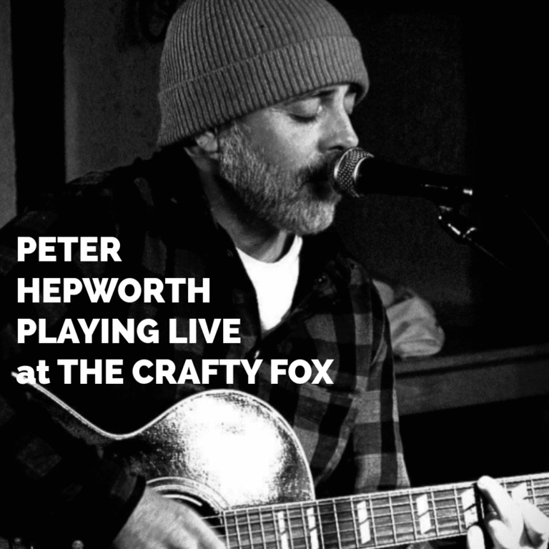 Peter Hepworth playing at The Crafty Fox - Ipswich.love