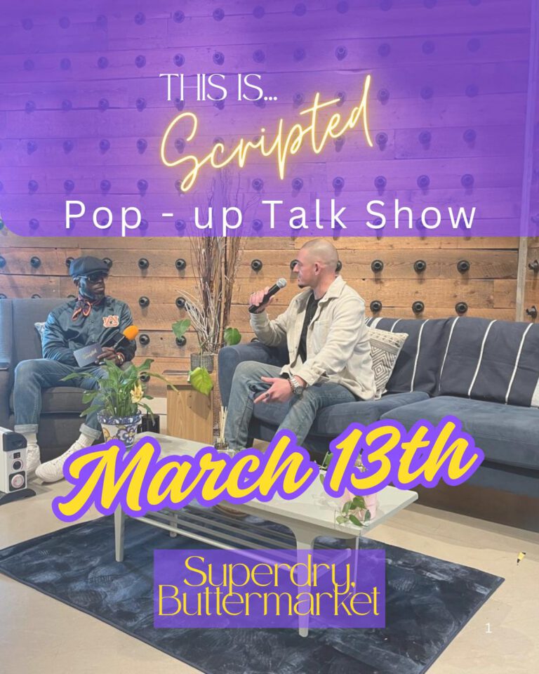 This is Scripted – Pop Up talk show - Ipswich.love