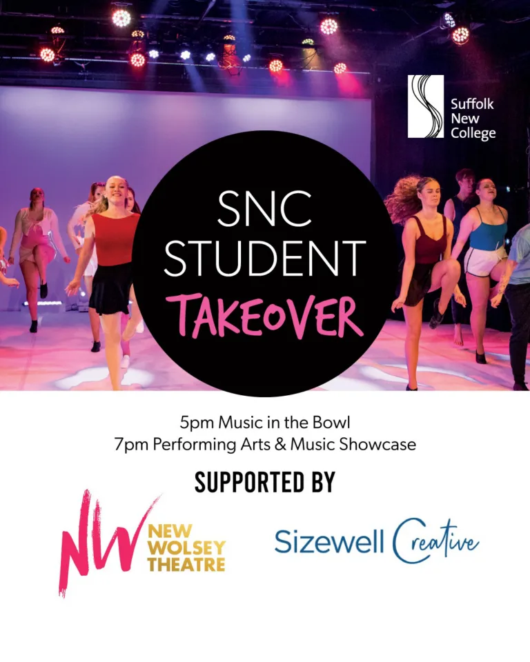 SNC Student takeover at New Wolsey Theatre - Ipswich.love