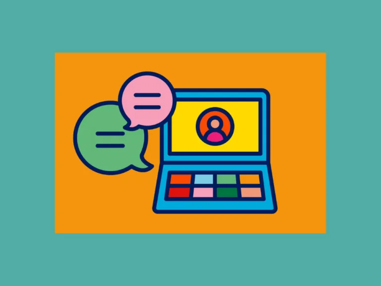graphic showing laptop