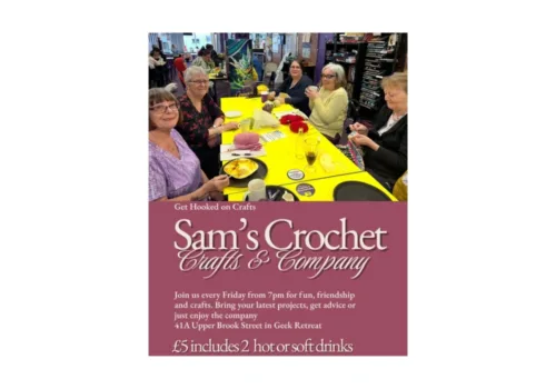 Crochet, Crafts and Company – Friday evenings