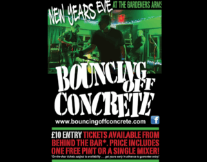 New Year’s Eve with Bouncing Off Concrete