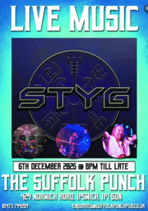Styg Live at the Suffolk Punch