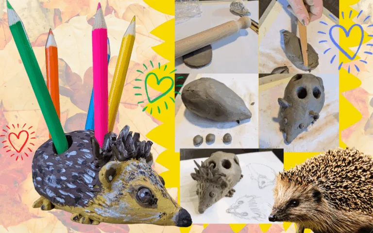 Make a Hedgehog Pencil Pot