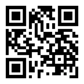Black and white QR code to scan with a phone camera