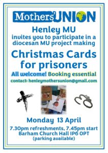 Henley MU – Christmas Cards for Prisoners
