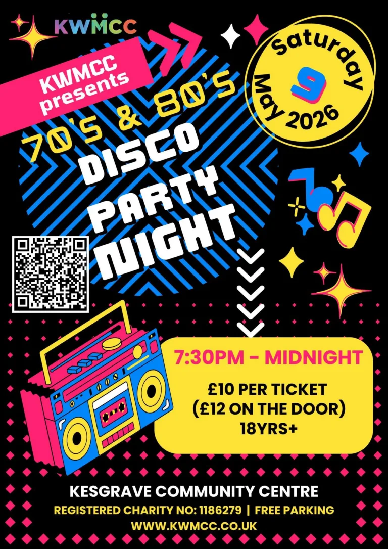 70’s and 80’s Disco Party Night