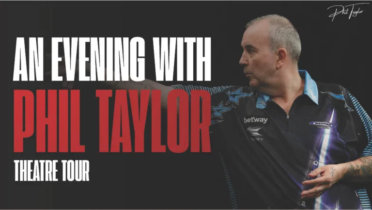 An Evening with the GOAT of Darts – Phil Taylor - Ipswich.love