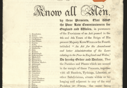 Introduction to Poor Law Records