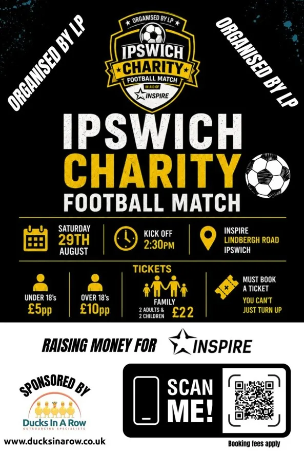 Ipswich Charity Football Match - Ipswich.love