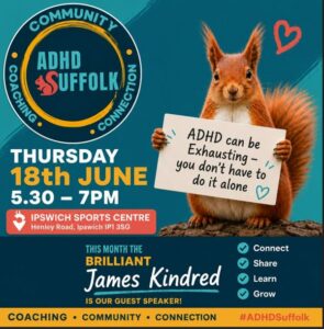 ADHD Suffolk – A free peer support group in Ipswich