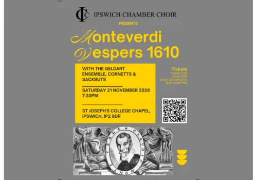 Ipswich Chamber Choir present Monteverdi Vespers 1610 - Ipswich.love