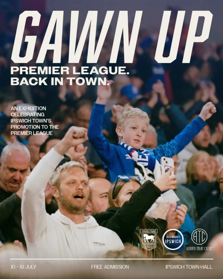 ‘Gawn Up’ Exhibition celebrates return to the Premier League - Ipswich.love