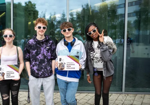 Learners enrolling at Suffolk New College