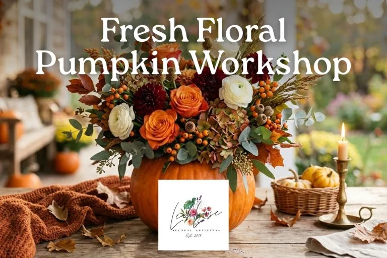 Fresh Floral Pumpkin Workshop - Ipswich.love