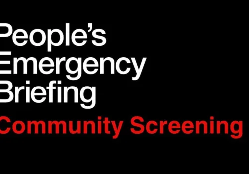 Peoples Emergency Briefing Screening - Ipswich.love