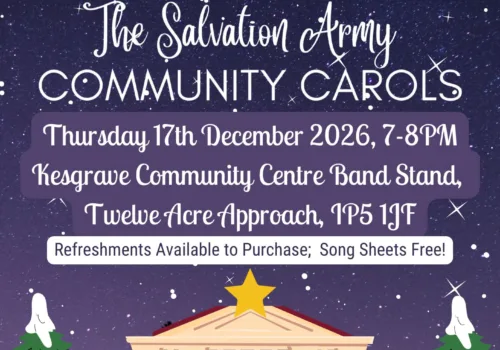 Community Carols with The Salvation Army 2026 - Ipswich.love