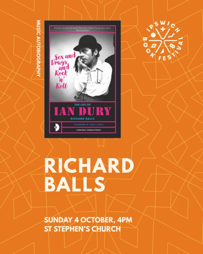 Ipswich Book Festival – Richard Balls - Ipswich.love