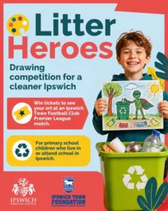 Win Ipswich Town FC tickets in new litter poster competition - Ipswich.love